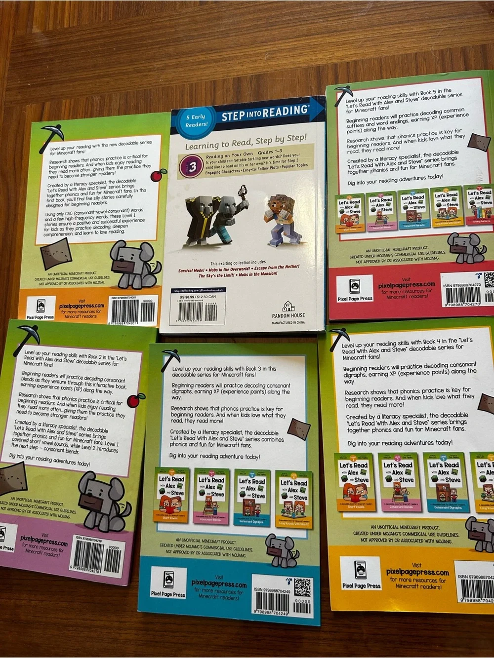Minecraft Early Readers Book Set